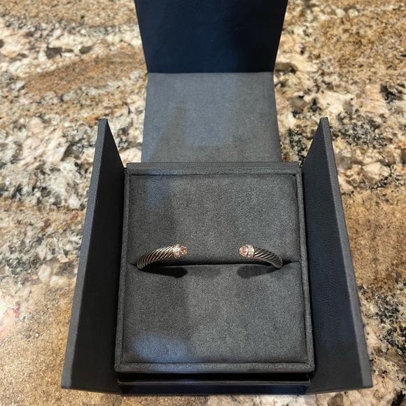 David Yurman 5mm Cable Classic with diamonds - Picture 3 of 12